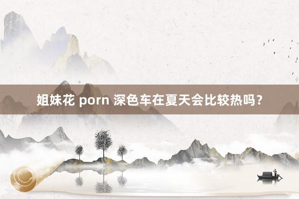 姐妹花 porn 深色车在夏天会比较热吗？